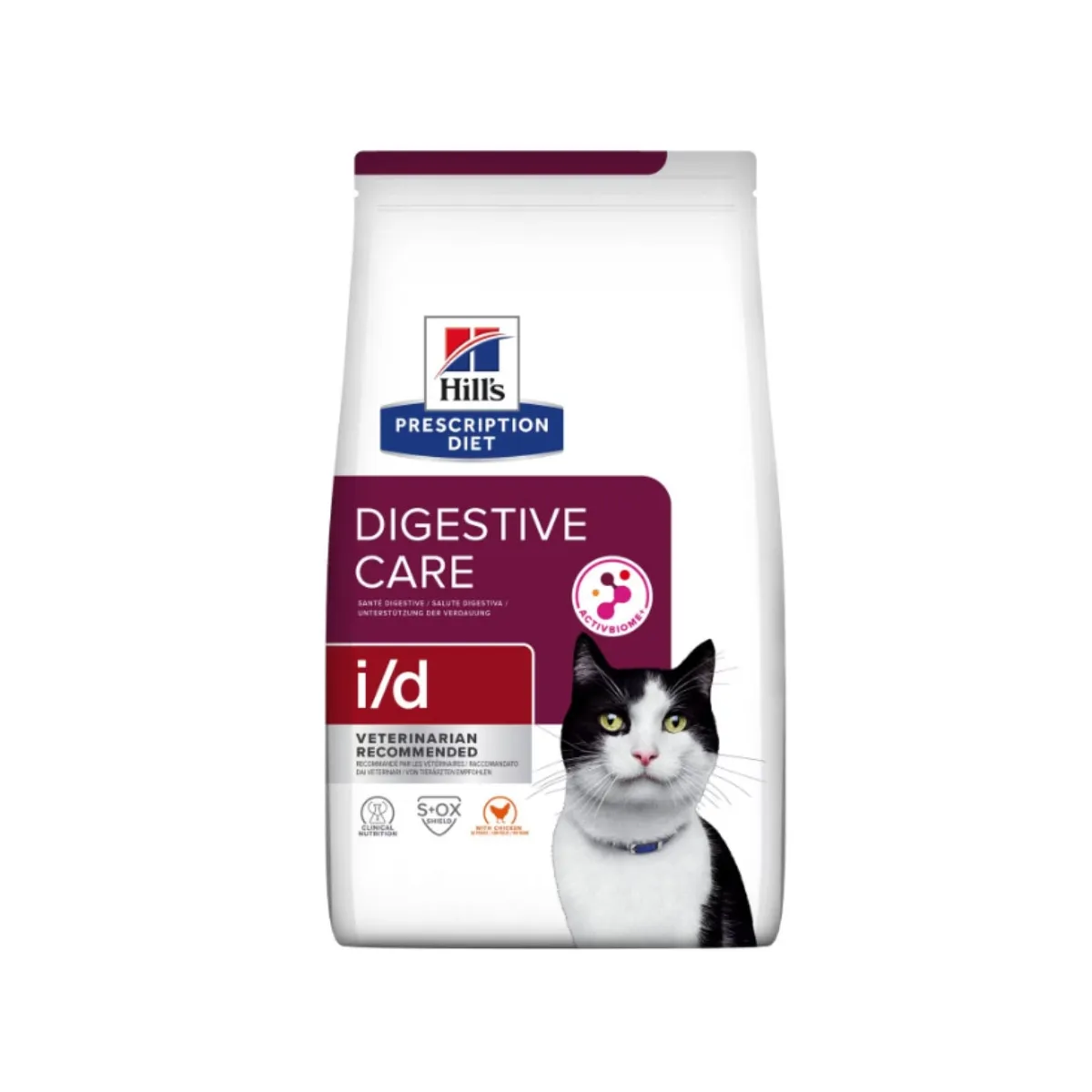 Hills PD I/D Feline Adult - сухой корм для кошек, курица, 1,5 кг - Изображение товара