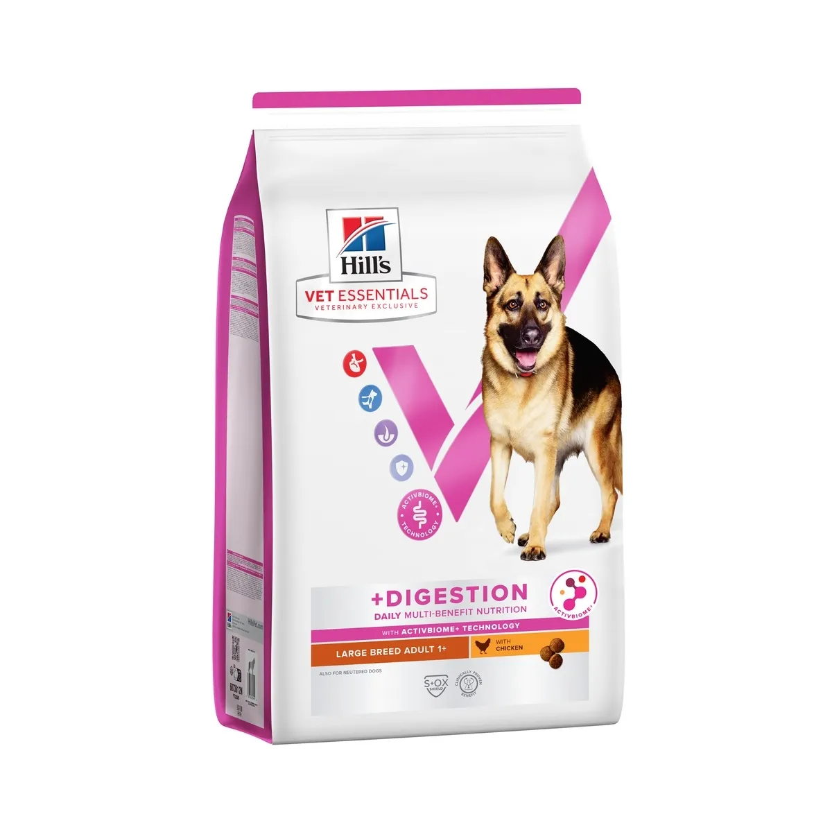 HILLS VE KOERA TÄISSÖÖT MB SUUR TÕUG+ DIGESTION KANA 14KG - Изображение товара