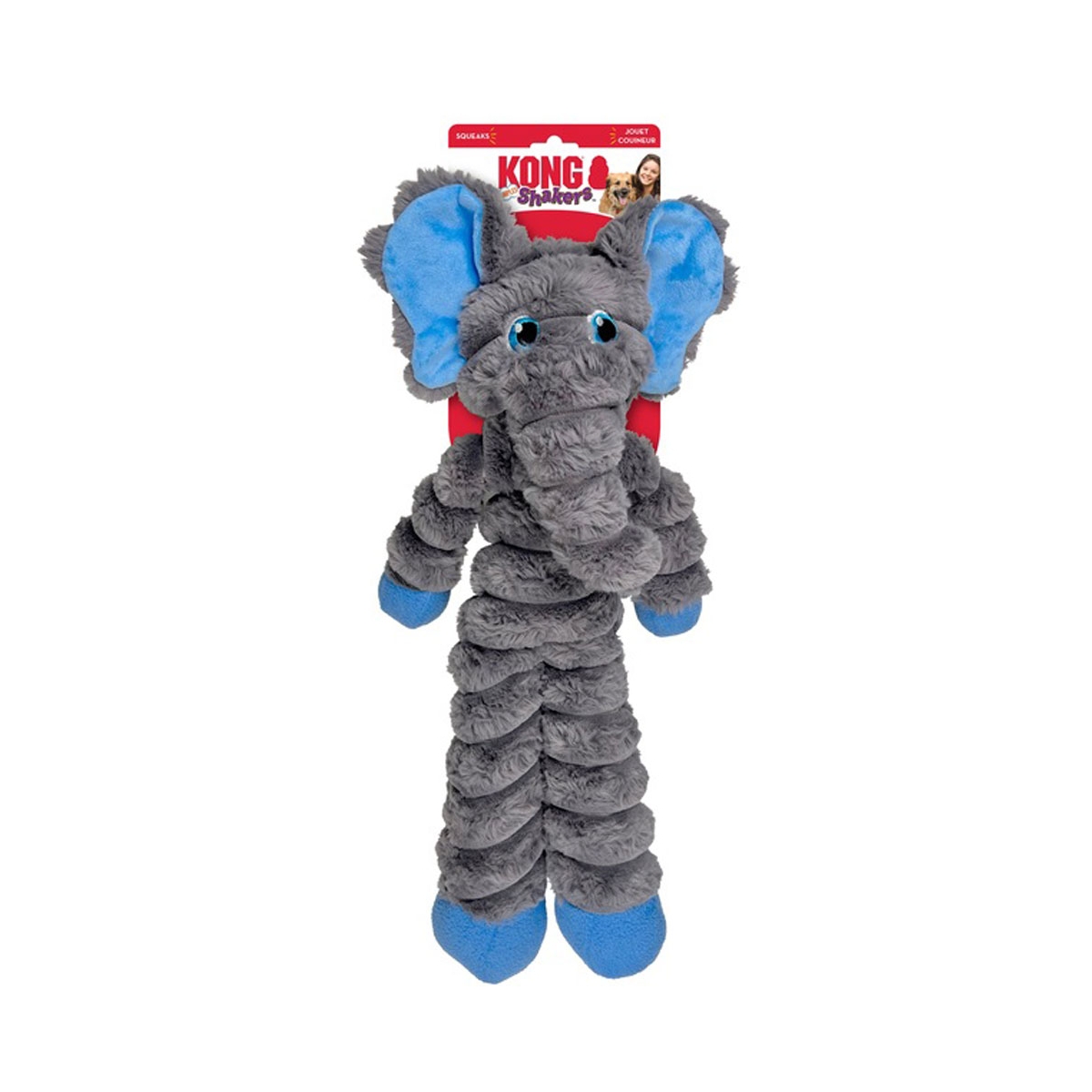 KONG SHAKERS CRUMPLES ELEPHANT KOERA MÄNGUASI XL - Изображение товара
