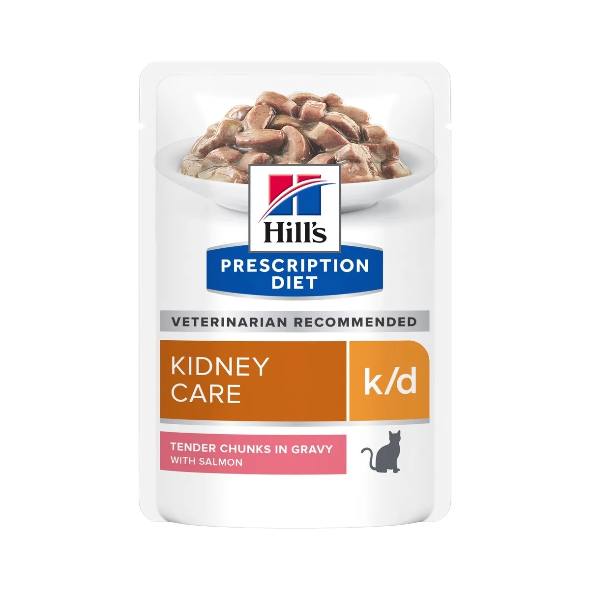 Hills PD K/D Feline Adult - консервы для кошек, лосось, 85г N12 - Изображение товара
