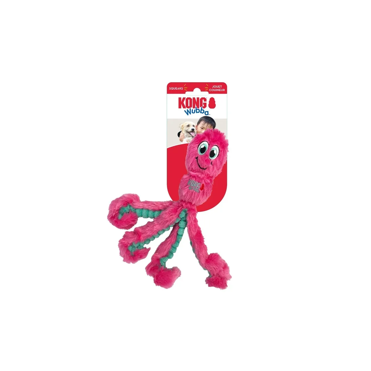 KONG WUBBA OCTOPUS S/M KOERA MÄNGUASI VALIK - Изображение товара 1