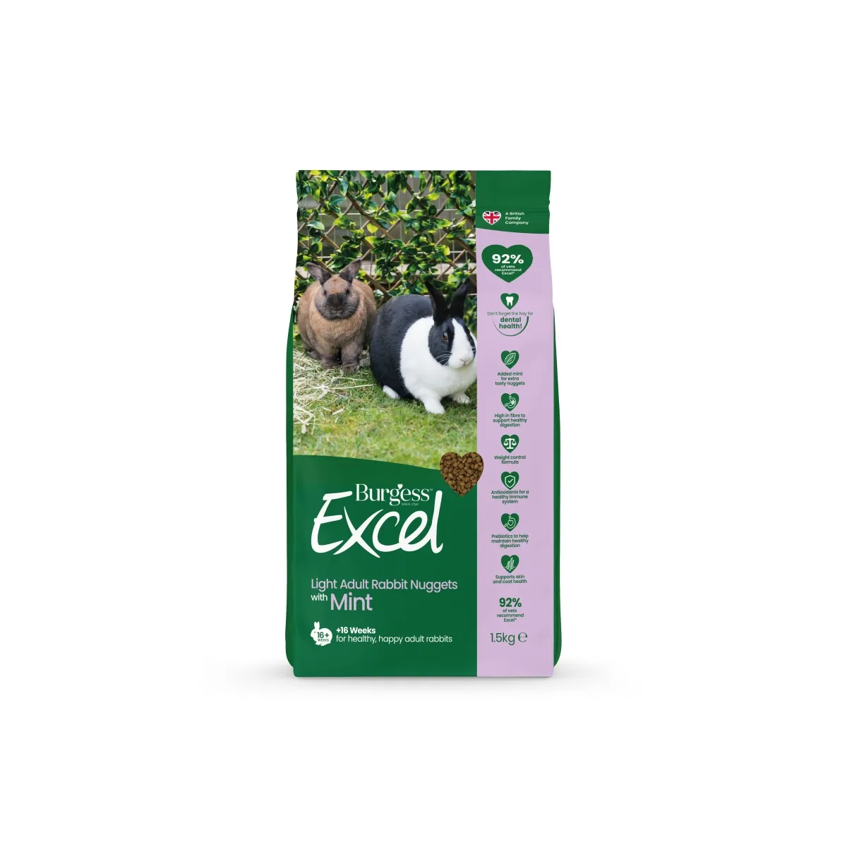 BURGESS EXCEL KÜÜLIKU TÄISSÖÖT LIGHT 1,5KG - Изображение товара