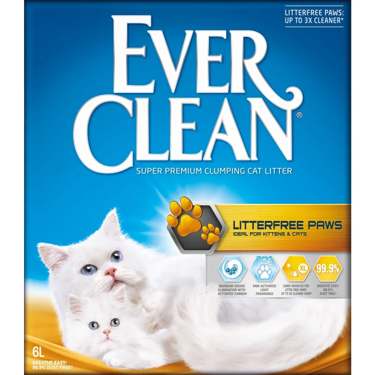 Ever Clean Less Trail наполнитель для кошек, 6 kg - Изображение товара