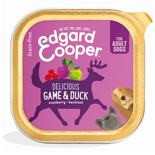 Edgard Cooper консервы для собак, дичь/утка, 300 г