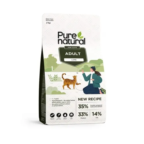PURENATURAL KASSI TÄISSÖÖT LAMMAS 2KG*