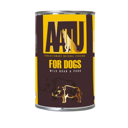 Aatu консервы для собак, кабан/свинина, 400 г