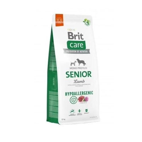 Brit Care корм для пожилых собак, ягненок/рис, 12 кг