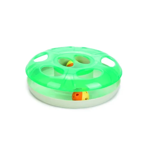 Beeztees Scudie шарообразная игрушка для кошек, 25 cm, зеленая