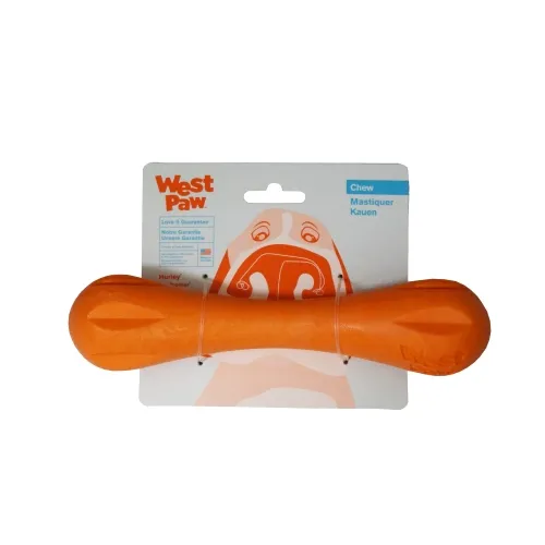 West Paw Hurley игрушка для собак 21см, оранжевая