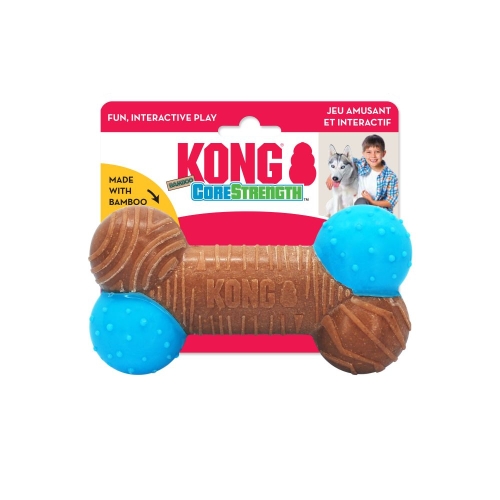 Игрушка для собаки Kong Corestrength, кость из бамбука