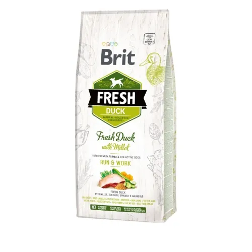 BRIT FRESH KOERA TÄISSÖÖT RUN&WORK PART/HIRSS 12KG*
