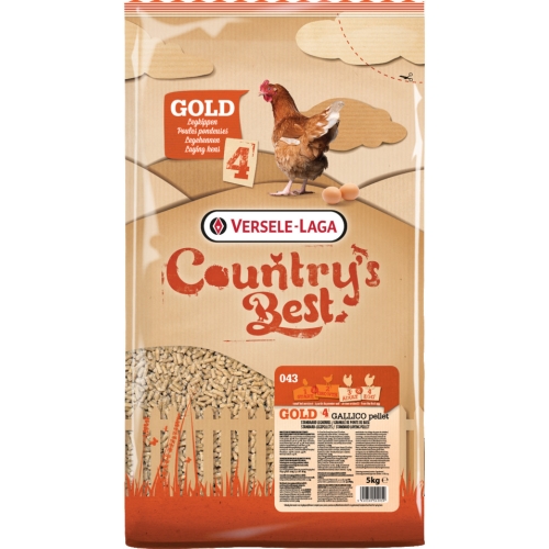 Полноценный корм для кур VERSELE-LAGA COUNTRY'S BEST GOLD 4 GALLICO PELLET 5 кг