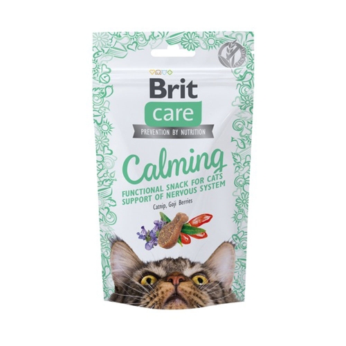 Brit Care Calming успокаивающее лакомство для кошек 50 г
