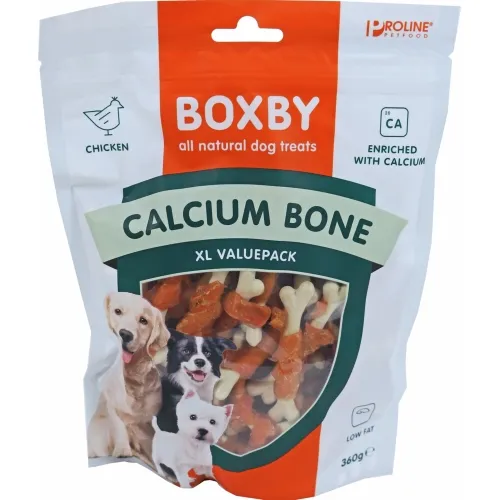 Boxby Calcium Bone лакомство для собак, курица, 360 г