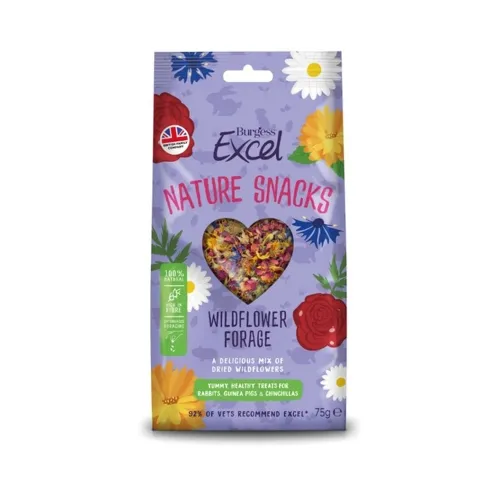 BURGESS EXCEL VÄIKELOOMA MAIUS WILDFLOWER FORAGE 75G