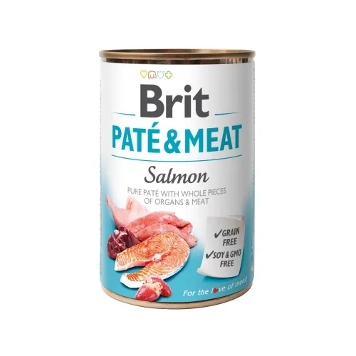 BRIT CARE KOERA KONSERV PATE&MEAT LÕHE 400G*