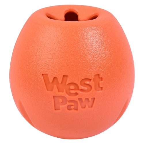 West Paw Echo Rumbl игрушка для соба S, оранжевая