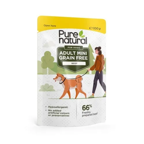 PURENATURAL KOERA EINEKOTIKE MINI VEIS 100G*