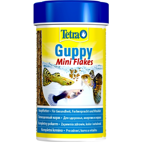 Tetra Guppy Mini корм для рыб, хлопья, 100мл