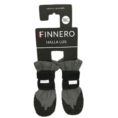 Finnero Halla Lux флисовые ботинки, серые L N2