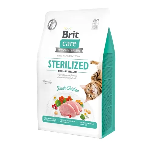 BRIT CARE KASSI TÄISSÖÖT STERILIZED URINARY HEALTH 400G*