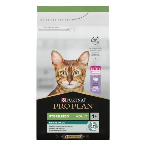 Pro Plan сухой корм для стерилизованных кошек, индейка, 1,5 кг