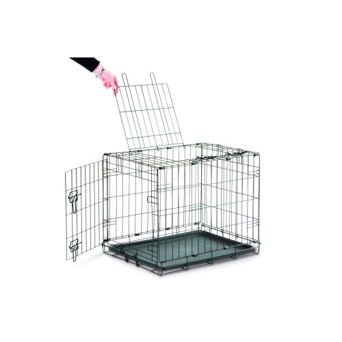 SAVIC METALLPUUR DOG COTTAGE S 61X44X50CM MUST