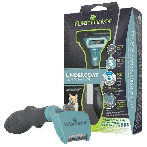 Furminator расческа для длинношерстных кошек, S