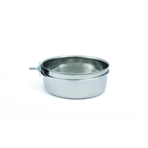 Beeztees Coopcup Rvs+Nit миска для клетки с креплением, 0,9л/15см