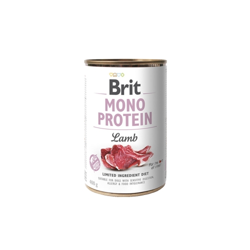 Brit Care Mono Protein консервы для собак, ягненок, 400 г