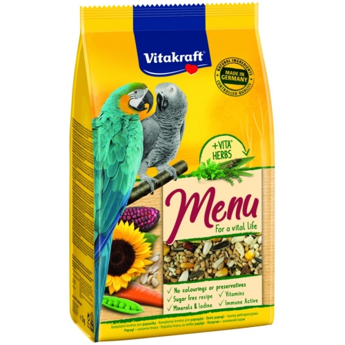Vitakraft Premium Menu корм для попугаев, 1 кг