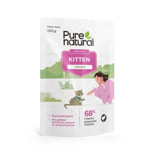 PURENATURAL KASSIPOJA EINEKOTIKE KANA/RIIS 100G*