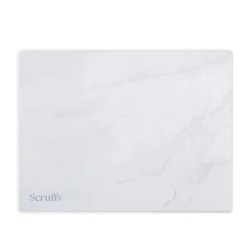 SCRUFFS KAUSSIDE ALUSMATT 40X30CM VALGE MARMOR