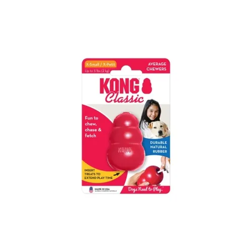 Kong Classic XS игрушка для собак, наполняемая, красная 