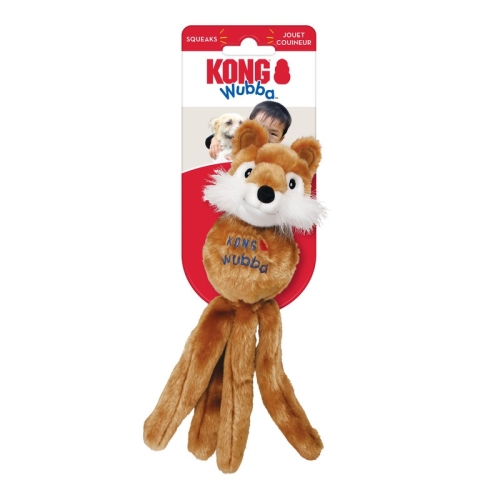 Kong Wubba Friend игрушка для собак, шерстяной медведь, текстиль, S