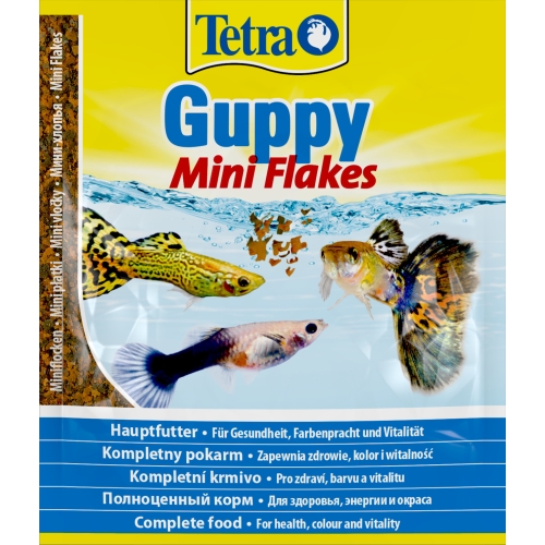 Tetra Guppy Mini корм для рыб, хлопья, 12г