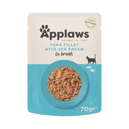 Applaws влажный корм для кошек, тунец/морскрй карась, 70 г
