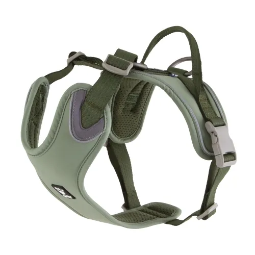 Hurtta Weekend Warrior Eco подтяжки 40-45 см, зеленые