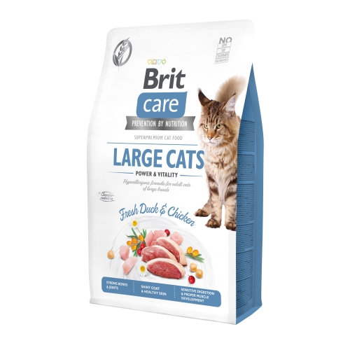 BRIT CARE KASSI TÄISSÖÖT LARGE CATS PART/KANA 7KG