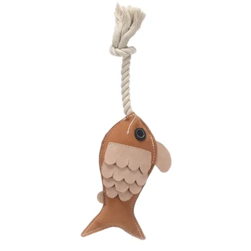 FLAMINGO KOERA MÄNGUASI SWA KALA KÖIEGA 36CM PRUUN