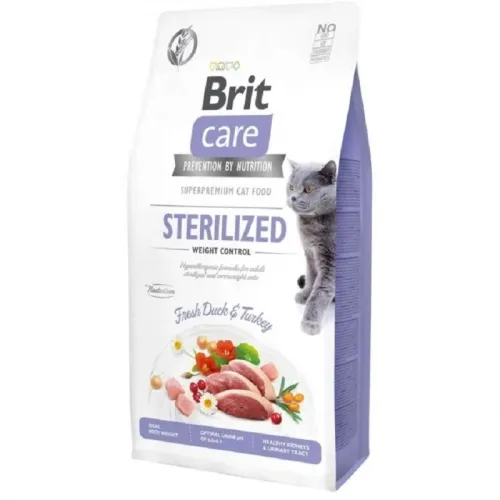BRIT CARE KASSI TÄISSÖÖT STERILIZED WEIGHT CONTROL 2KG*