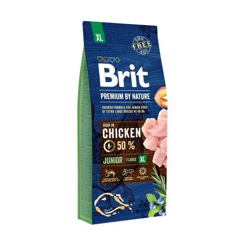 BRIT PREMIUM KOERA TÄISSÖÖT XL KANA JUUNIOR 15KG*