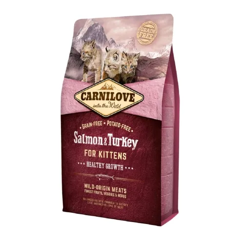CARNILOVE KASSIPOJA TÄISSÖÖT LÕHE/KALKUN 400G*