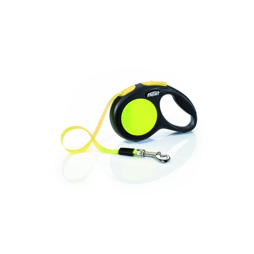Flexi Neon XS поводок-рулетка, лента, 3 м