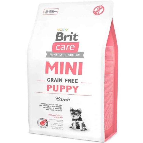 Brit Care сухой корм для щенков мини пород, ягненок, 2 кг