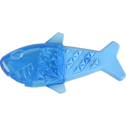 Фламинго oхлаждающая игрушка для собак в виде рыбки 18 см, цвет синий