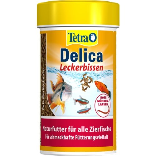 Tetra Delica Bloodworms пищевая добавка для рыб, 100 мл