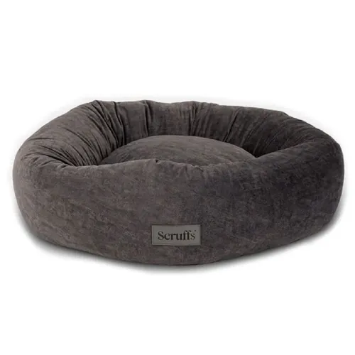 Scruffs Oslo круглая лежанка M 55сm, серая