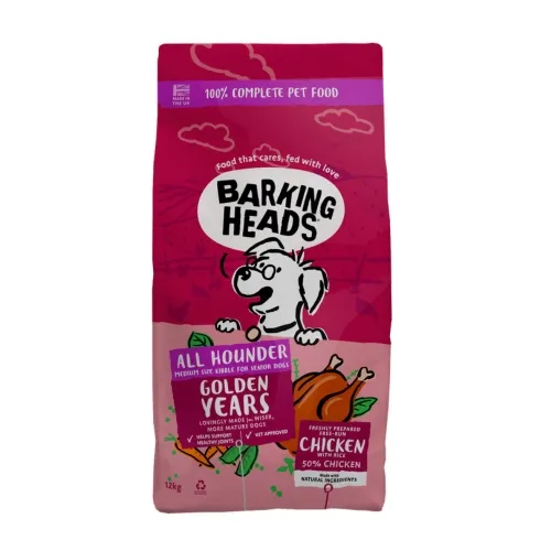Barking Heads Golden Years сухой корм для собак, 12 кг