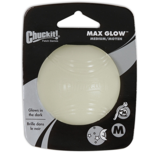 Chuckit Max Glow игрушка для собак, светящаяся в темноте, M